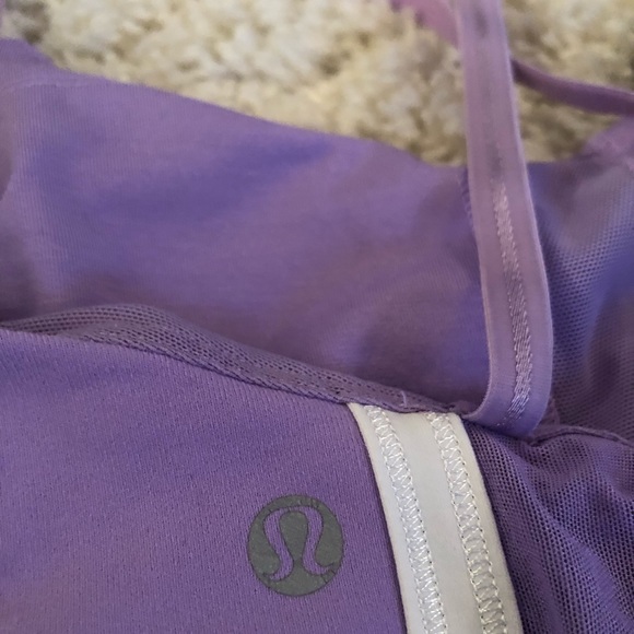 Lululemon Purple Workout Tank Top Sz 4 - Picture 4 of 8
